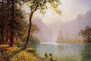 Albert Bierstadt The Kern River Valley, a montane canyon in the Sierra Nevada, California oil painting